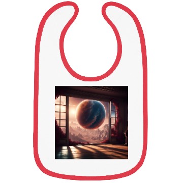 Discover Galactic View from Alien World Bibs