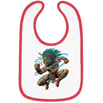Discover Aztec Warrior - Inca Maya Mayans Bibs