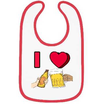 Discover I LOVE BEER #1 Bibs