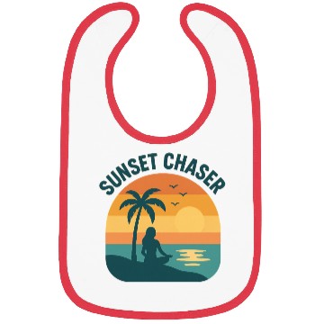Discover Sunset Chaser Beach Vibes Design Bibs