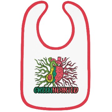 Discover Greenhearted Avocado Heart Bibs