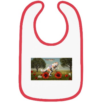 Discover A striking anthropomorphic white wolf  Bibs