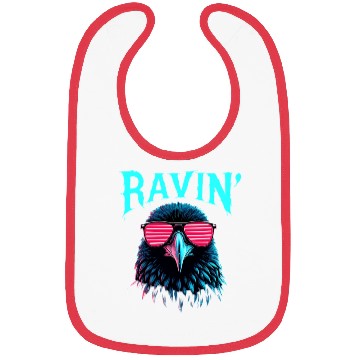 Discover Ravin' Rave Festival Fun with Cool Raven Bibs