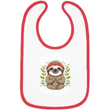 Discover Soulful Sloth Meditation Design Bibs