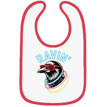 Discover Ravin' Rave Festival Fun with Cool Raven Bibs