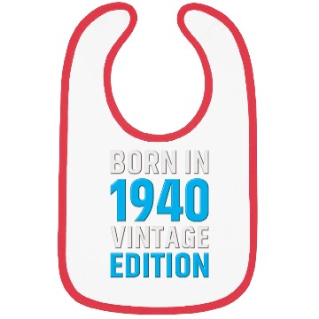 Discover Born in 1940 Vintage Edition Bibs