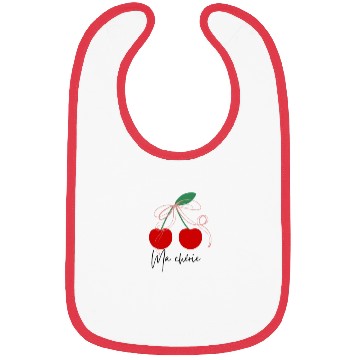 Discover Cherry Cluster Botanical Print Bibs