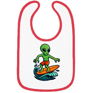 Discover alien surfing Bibs