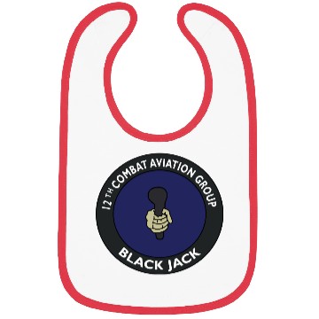 Discover Army 12th Combat Aviation Group Black Jack Bibs