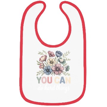 Discover Floral Back to School Bibs