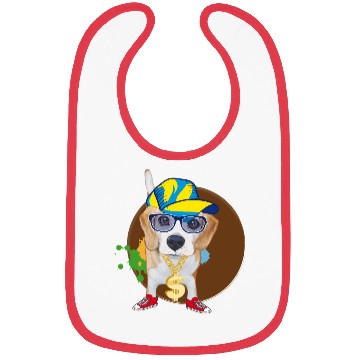 Discover Cool Hip-Hop Beagle with Sunglasses & Style Bibs