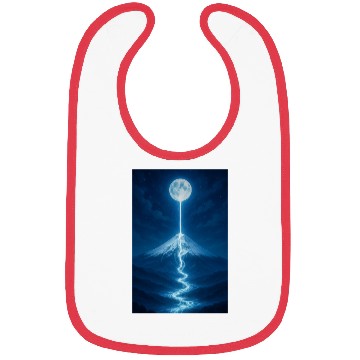 Discover Lunar River Flowing Down Bibs