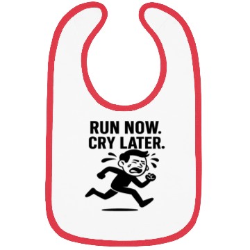 Discover Run Now Cry Later Funny Running Bibs
