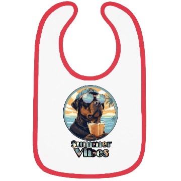 Discover Summer Vibes Dog – Cool Beach Mood Bibs