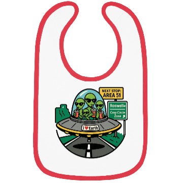 Discover Alien road trip Bibs