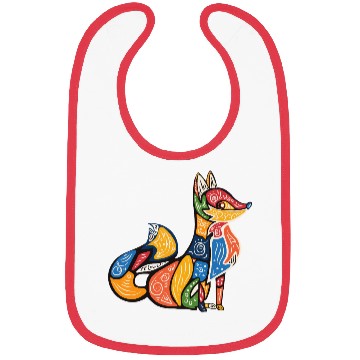Discover Tribal Watchful Fox Bibs