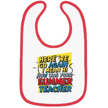 Discover Summer Teacher Reunion Design Bibs
