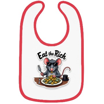 Discover Eat the Rich Rat – Street Rebellion Bibs