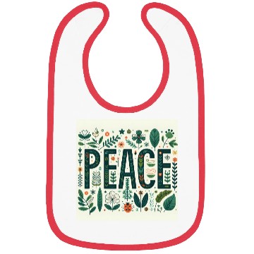 Discover Peaceful Botanical  Bibs