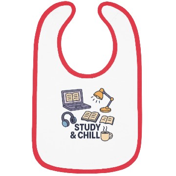 Discover Study & Chill Cozy Design Bibs