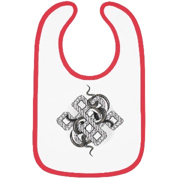 Discover Silver Snake Knot – Mystical & Elegant Bibs