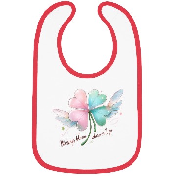 Discover Magical Heart-Shaped Butterfly Design Bibs