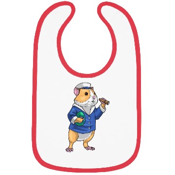 Discover Hamster Easter Sailor Bibs