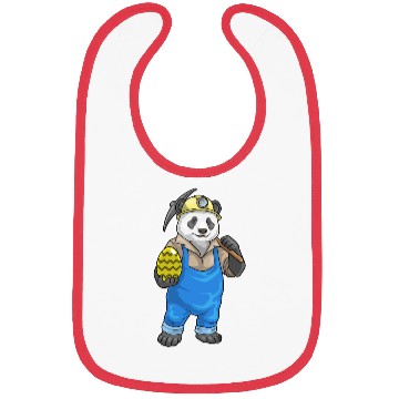 Discover Panda Easter Mining Bibs
