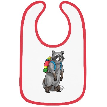 Discover Racoon Easter Student Bibs