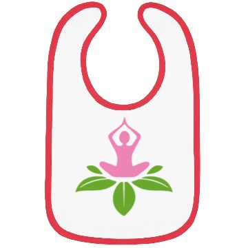 Discover Serene Yoga Lotus Design Bibs