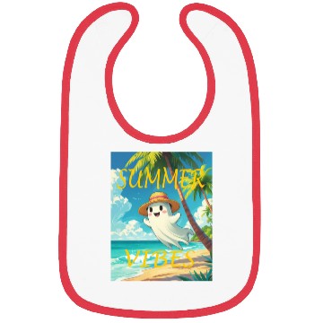 Discover A cute spooky in a tropical island Bibs