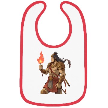 Discover Heroic Warrior with Torch Bibs