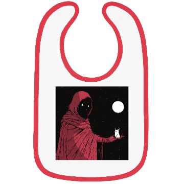 Discover Mystical Night Creature Illustration Bibs