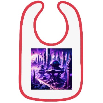Discover Futuristic Sci-FI Fantasy Alien Planet Bibs