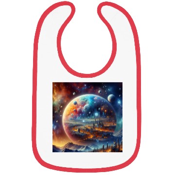 Discover Futuristic Sci-FI Fantasy with Alien Planet Bibs