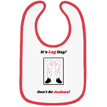 Discover Leg Day Jealous Gym Workout Motivation Bibs