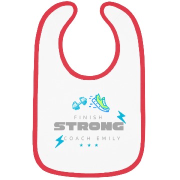 Discover FINISH STRONG Coach Emily Bibs