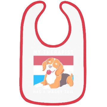 Discover Therapy Dog Lover Psychology Therapist Bibs