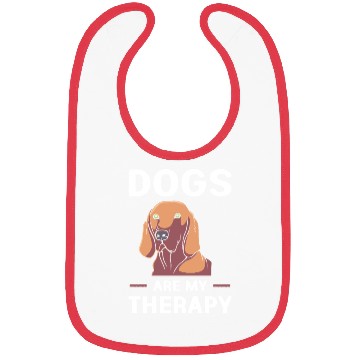Discover Therapy Dog Treatment Dog Lover Bibs