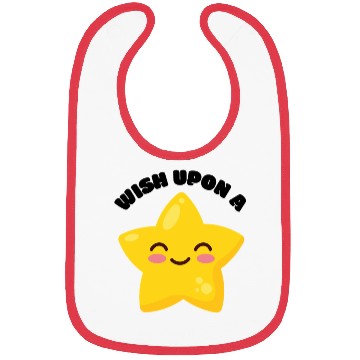 Discover Cute Smiling Star Design for Kids Bibs