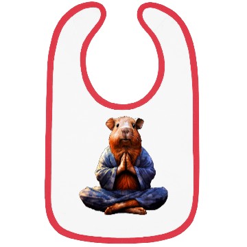 Discover Yoga guinea pig Bibs