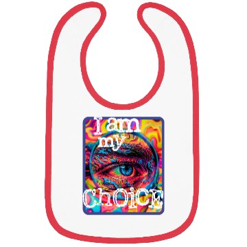 Discover Vivid Psychedelic Eye Art Bibs