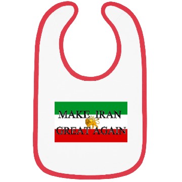 Discover Make IRAN Great Again with Iranian Flag Bibs