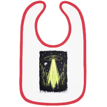 Discover UFO in the Midnight Pines Bibs