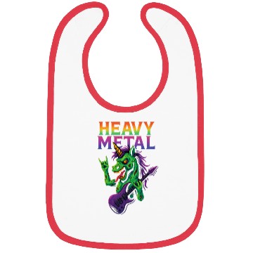 Discover Heavy Metal Zombie Unicorn Bibs