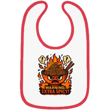 Discover Korean Spicy Ramen Bibs – Warning: Extra Spicy!