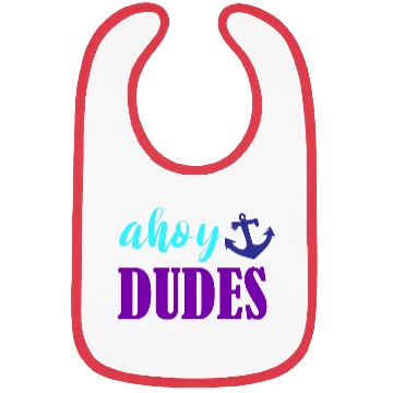 Discover Ahoy Dudes Nautical Summer Bibs