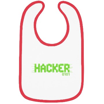 Discover Hacker Code Glitch Bibs | Cyber Security wear