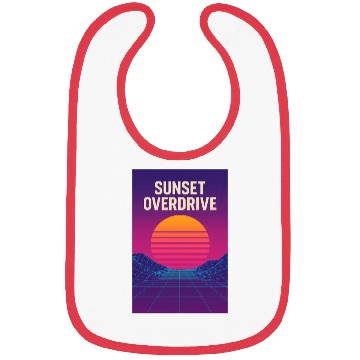 Discover Sunset Overdrive – Vaporwave Summer Vibes Bibs