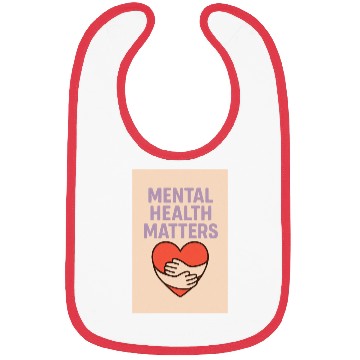 Discover Mental Health Matters – Soft Pastel Self-Care Bibs